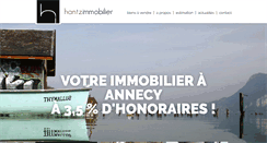 Desktop Screenshot of hantzimmobilier.com