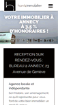 Mobile Screenshot of hantzimmobilier.com