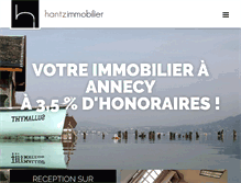 Tablet Screenshot of hantzimmobilier.com